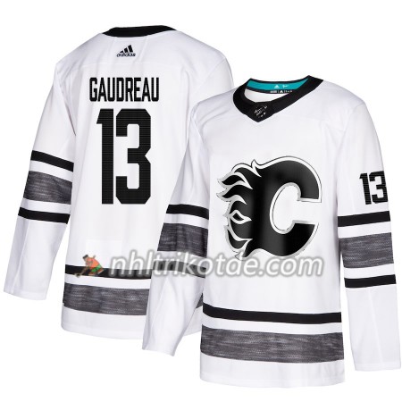 Calgary Flames Trikot Johnny Gaudreau 13 2019 All-Star Adidas Weiß Authentic - Herren